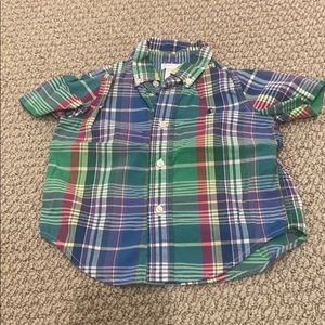 Like new! Ralph Lauren Green Plaid